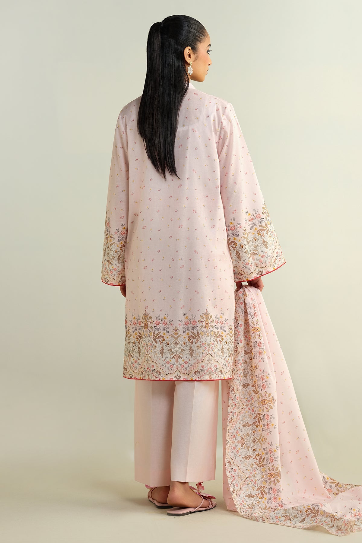 3 Piece - Printed Suit - X6158